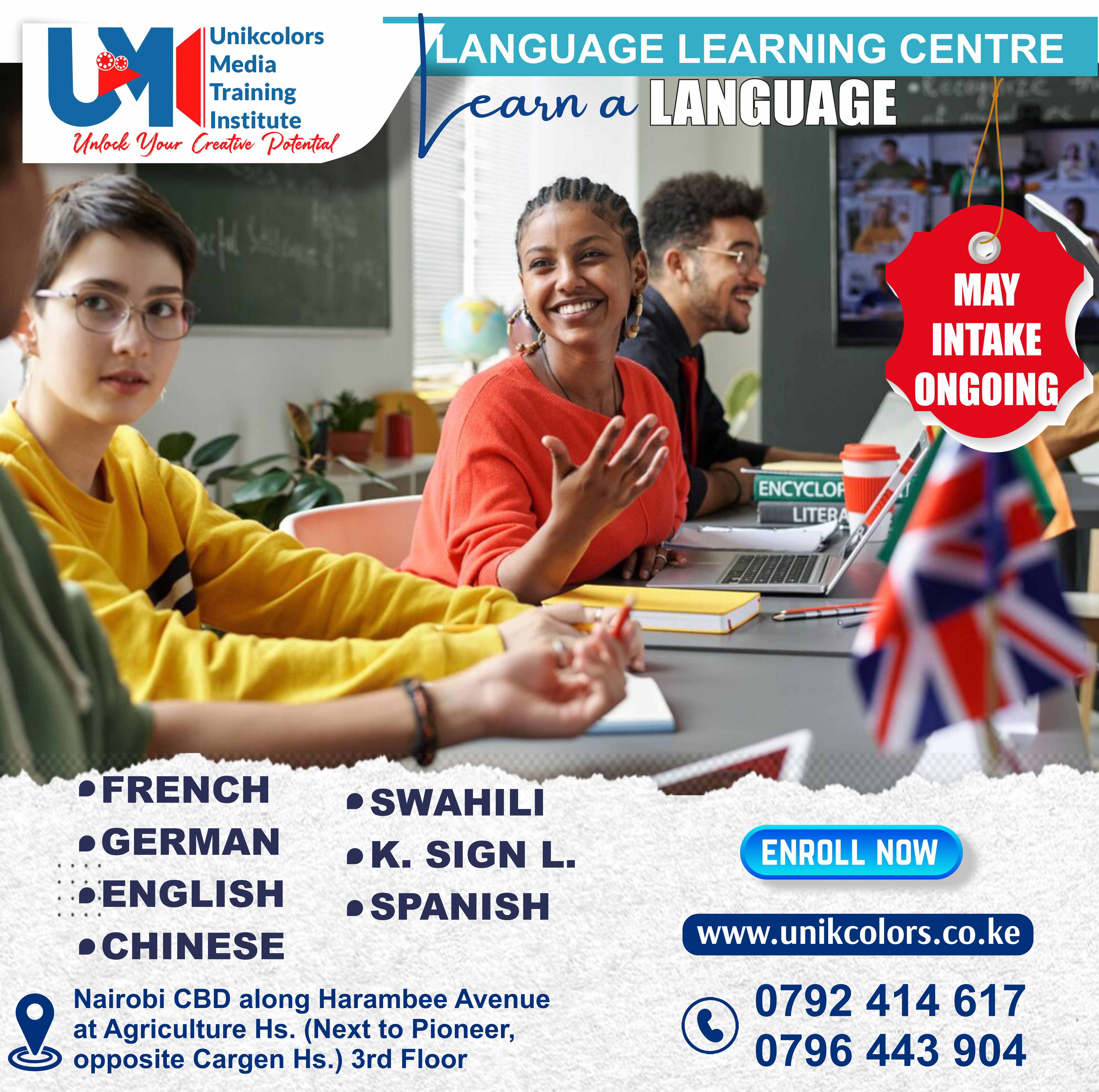 LANGUAGE TRAINING CENTRE - GERMAN | ENGLISH | FRENCH | CHINESE | SPANISH | SWAHILI | KENYA SIGN LANG